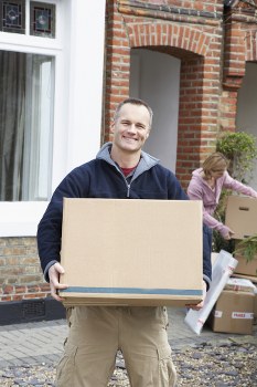 Removal van and movers handling a quick same-day move in Watford