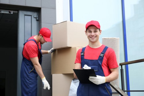 Waste disposal and clearance compliance for moving services