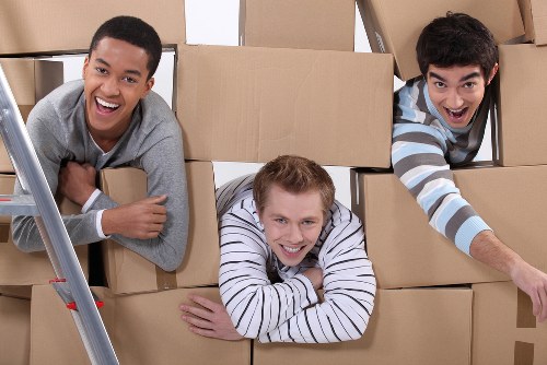 Professional packing materials and organised moving boxes for a Watford home