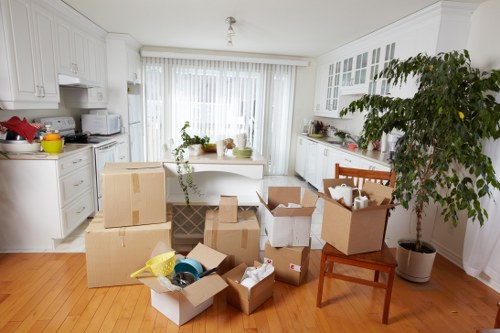 Office removals team planning a Watford business relocation