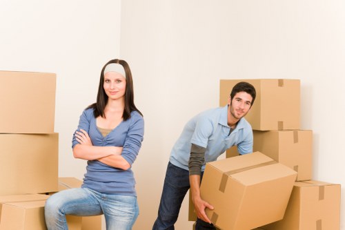 Charity donation items prepared for reuse and recovery
