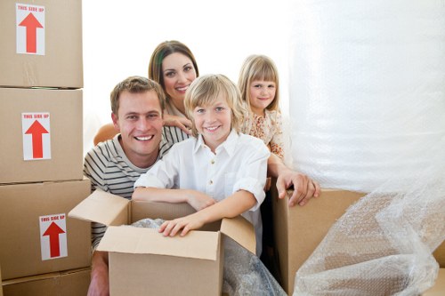 Careful loading for an apartment relocation in Watford